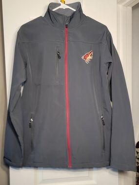 NHL Phoenix Coyotes Gray Soft Shell Jacket